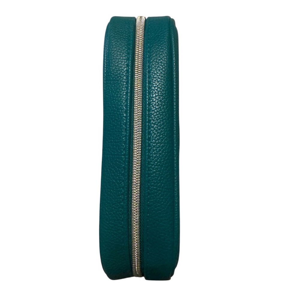 Bobbi Brown Green Pebbled Leather Cosmetic Case - Picture 4 of 9